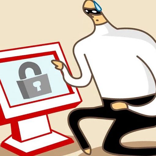 hacker in front the computer picture